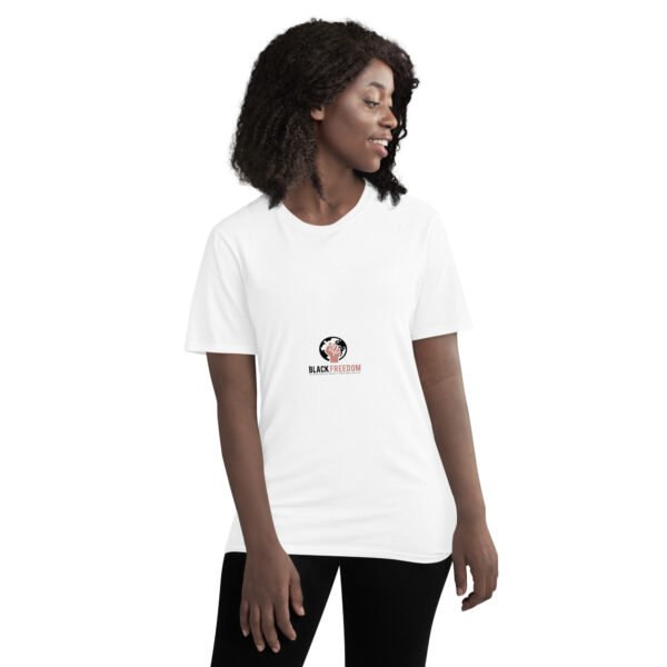 A unisex white t-shirt by myblackfreedom