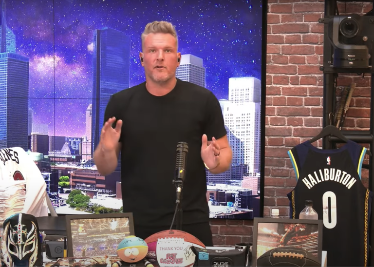 Pat McAfee in trouble saying B-word describing Caitlin Clark